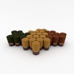 Poufs Florença 01_Conjunto